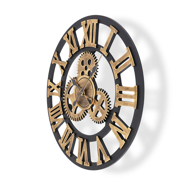 Trent Austin Abrahams Wood Wall Clock & Reviews Wayfair.co.uk